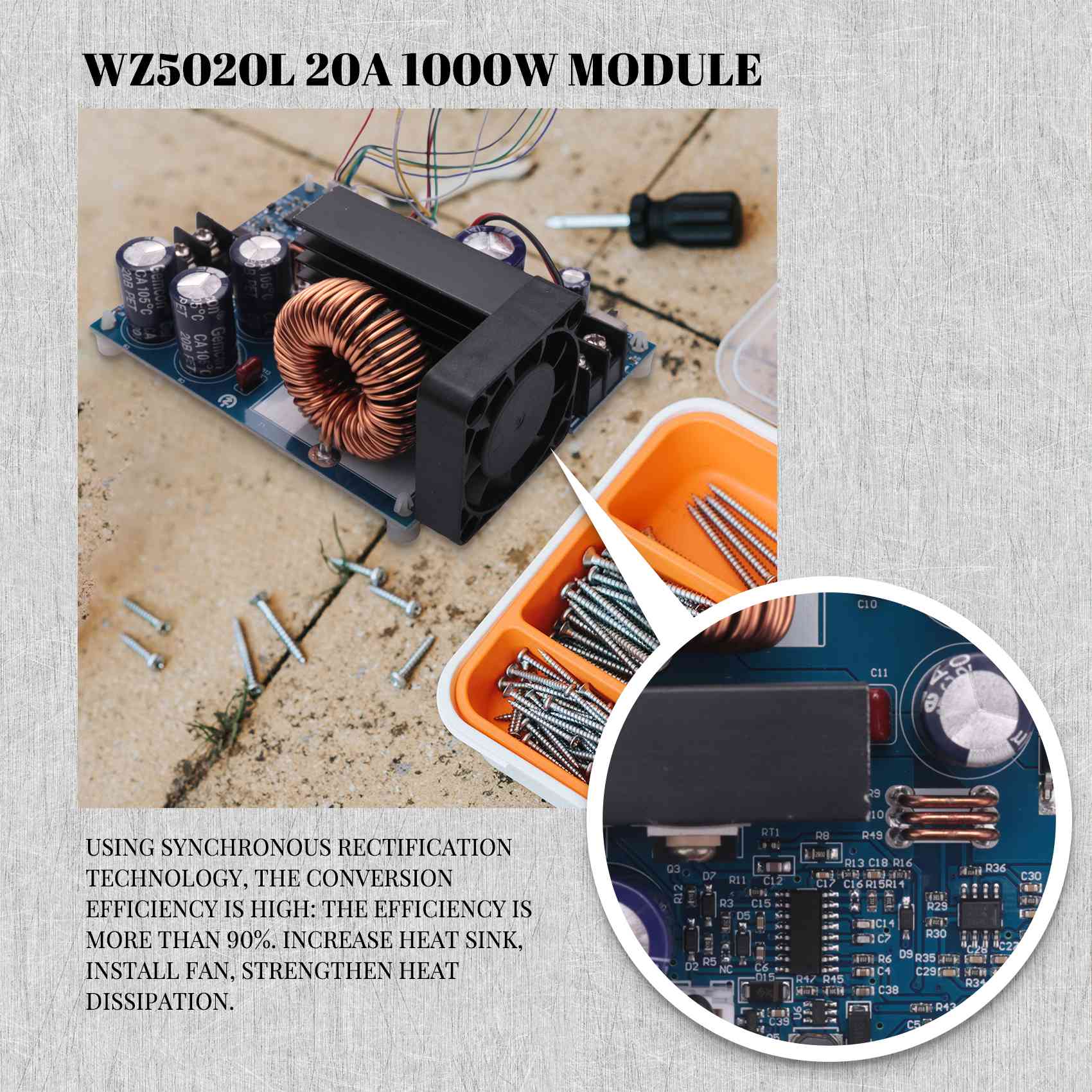 Persevering- WZ5020L 20A 1000W - Step Down Dc Power Supply Module 1000W review and price