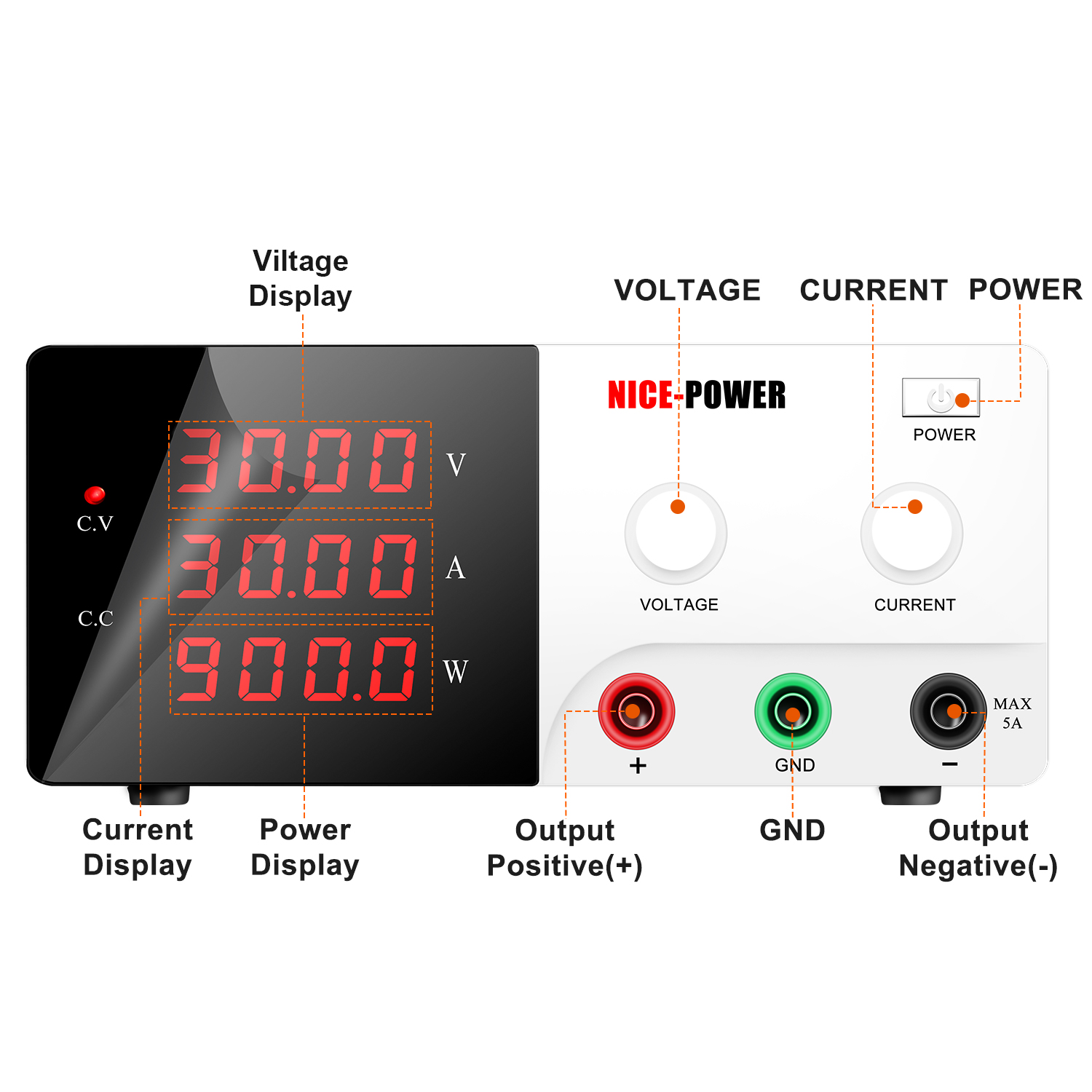 NICE-POWER 30V 30A Bench Power - High Power 60V 20A Bench Power Supply review and price