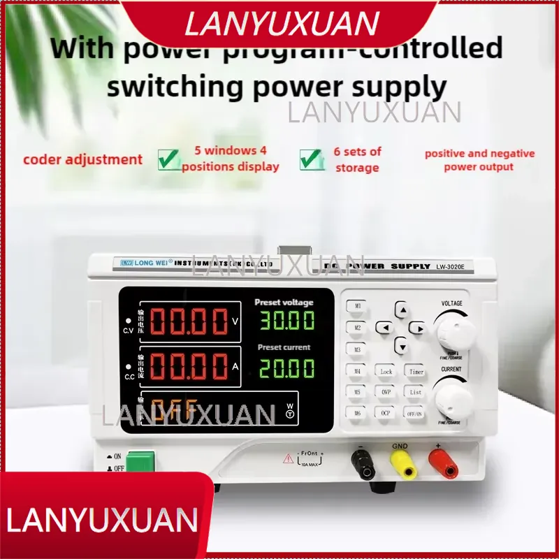 Longwei LW-1560E 900W 15V 30V  - High Power 60V 20A Bench Power Supply review and price